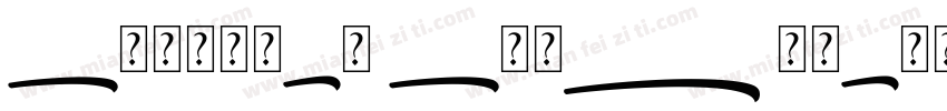 booksman bold swash字体转换